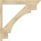 Ekena Millwork Merced Traditional Rough Sawn Outlooker, Douglas Fir, 6"W x 40"D x 40"H OUT06X40X40MRC01RDF - alternate 2